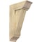 Ekena Millwork Traditional Traditional Rough Sawn Bracket w/ Offset Brace, Douglas Fir, 8"W x 20"D x 32"H BKT0806X20X32TRA01RDF - alternate 1